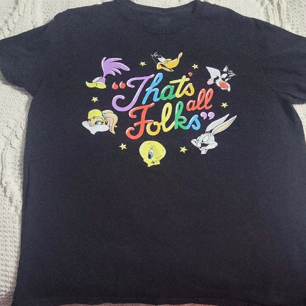 Black Looney Tunes Graphic T-Shirt